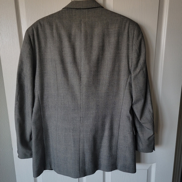 Tommy Hilfiger Plaid Suit Mens 42R Double Vent Jacket 39W X 29L Flat Front Pants - Picture 3 of 16